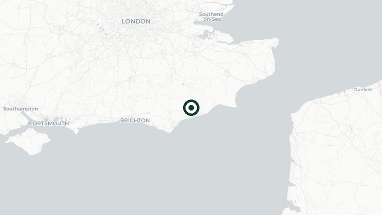 Map of East Sussex
