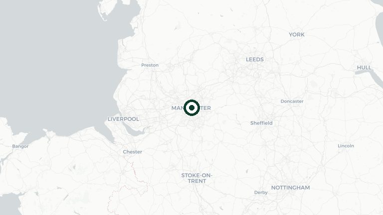Map of Greater Manchester