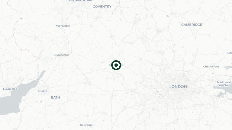 Map of Oxfordshire