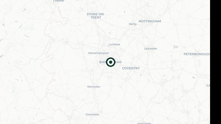 Map of West Midlands